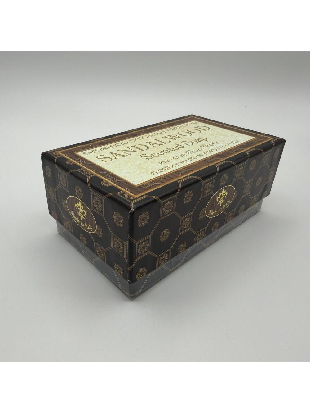Saponificio Artigianale Fiorentino Soap Sandalwood Scent Italy 10.5oz - 2 Pack - Picture 5 of 5
